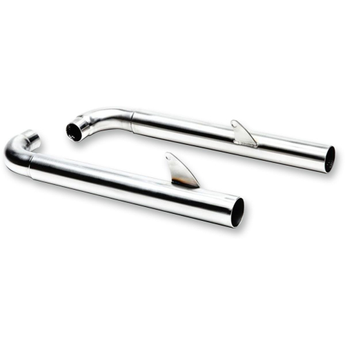 British Customs - British Customs Drag Performance Tip Exhaust - Brushed - BC902-058-BR