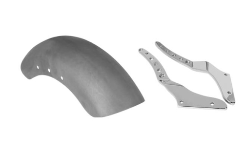 RSD - RSD Tracker Rear Fender Conversion Kit with Chrome Struts - 0215-2011-CH