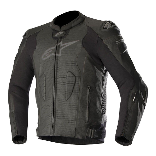 Alpinestars - Alpinestars Missile Leather Jacket - 3100118-1108-48 - Black/Black - 38