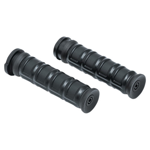 Kuryakyn - Kuryakyn Dillinger Grips - Silver - 6675