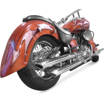 Baron Custom Accessories - Baron Custom Accessories Slip-On Muffler - BA-1040-01