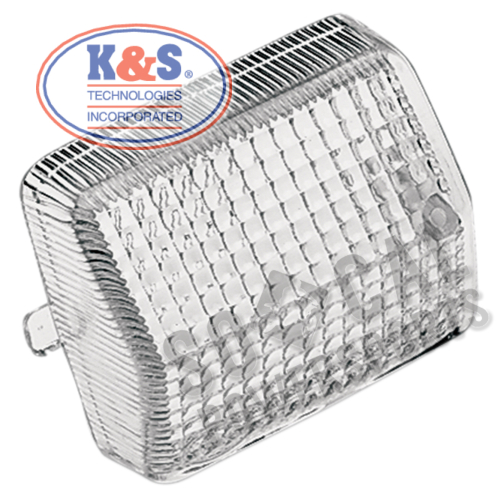 K&S Technologies - K&S Technologies DOT Approved Turn Signal Replacement Lens - Clear - 25-1020C