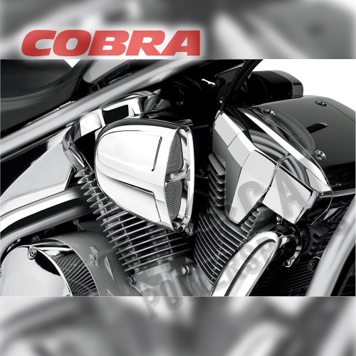 Cobra - Cobra PowrFlo Air Intake Kit - Chrome - 06-0133