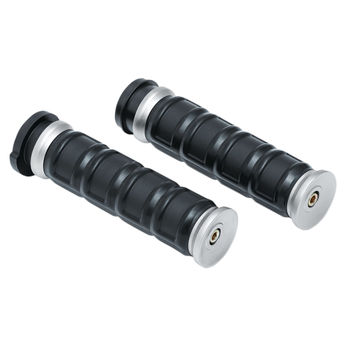 Kuryakyn - Kuryakyn Dillinger Grips - Satin Black - 6674