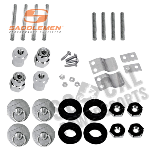 Saddlemen - Saddlemen S4 Saddlebag Docking Post and Fastener Kit - 3501-0341