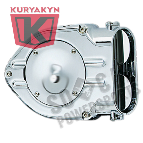 Kuryakyn - Kuryakyn Standard Hypercharger - Chrome Trap Door and Chrome Butterflies - 8446