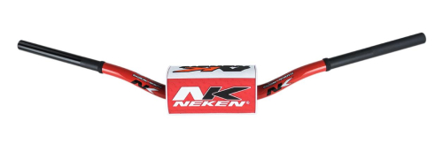 Neken - Neken Aluminum Oversize Handlebars - All Brands (121) - Red with White/Red Pad - R00121C-RW
