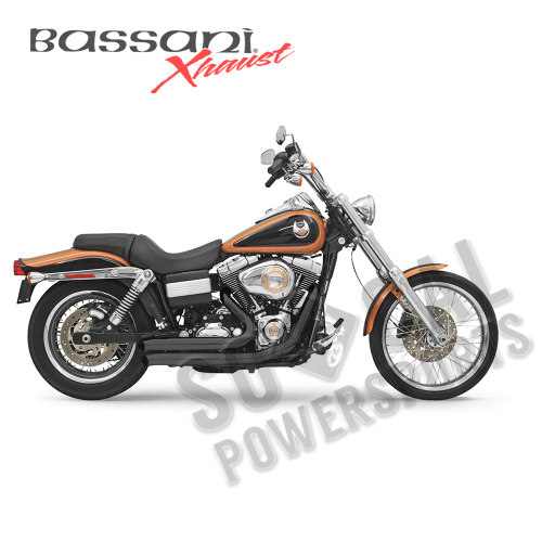 Bassani Manufacturing - Bassani Manufacturing FireSweep Exhaust System - Black Ceramic - 13123D