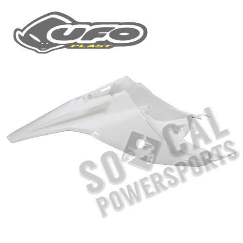 UFO Plastics - UFO Plastics MX Rear Fender - White - KT04072-047