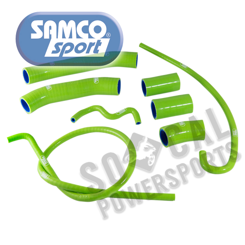 SAMCO Sport - SAMCO Sport Radiator Hose Kit - Green - KAW-81GRN
