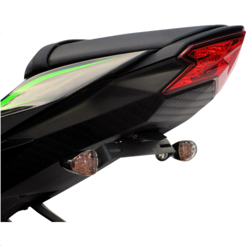 Targa - Targa Tail Kit with LED Turn Signals - Black/Clear - 22-493LED-L
