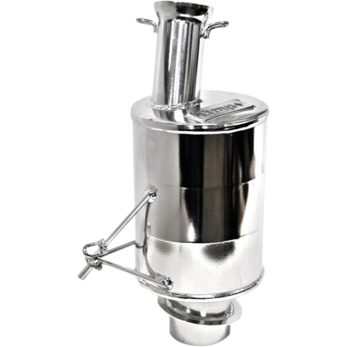 BikeMan Performance - BikeMan Performance Full Velocity Muffler - Ceramic Chrome - 02-106-C