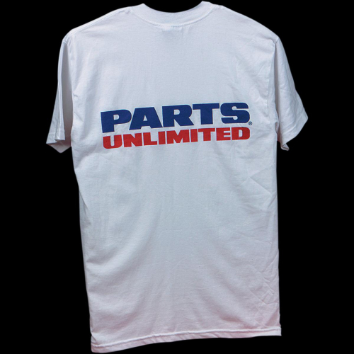 Promotional Items Vendor - Promotional Items Vendor Parts Unlimited Short Sleeve T-Shirt - XF-PRE-120S - White - Small