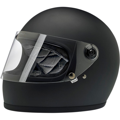 Biltwell Inc. - Biltwell Inc. Gringo S Solid Helmet - 1003-201-101 - Flat Black - X-Small