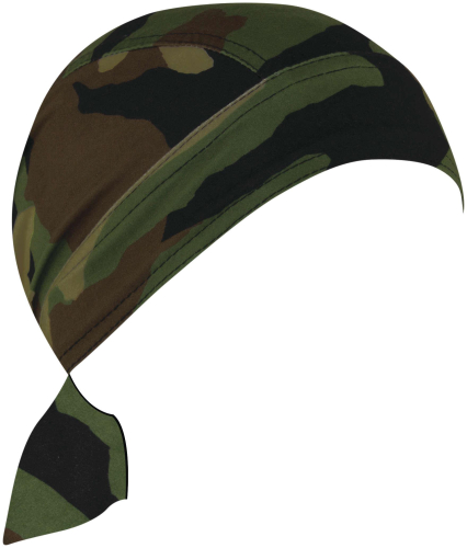 Zan Headgear - Zan Headgear Sportflex Series Flydanna - ZL118 - Woodland Camo - OSFM