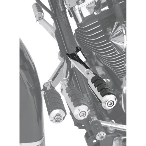 Rivco Products - Rivco Products Frame Mount Highway Pegs - 1-1/4in. - Chrome - HD003