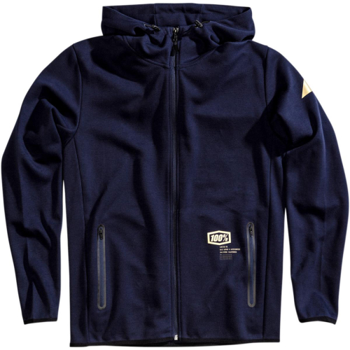 100% - 100% Viceroy Fleece Zip Hoodie - 37002-015-10 - Navy - Small