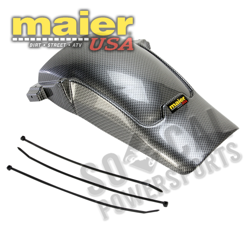 Maier Mfg - Maier Mfg Rear Splash Guard - Black Carbon Fiber - 05876-30