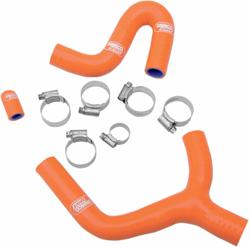 Moose Racing - Moose Racing Radiator Hose/Clamp Kit - Orange - MBU-KTM-23-OR
