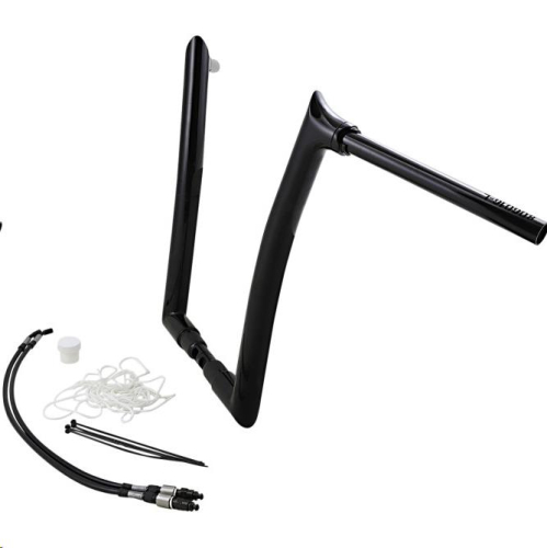 Fat Baggers, Inc. - Fat Baggers, Inc. 1-1/2in. EZ Install Pointed Top Handlebar Kit - Black - 809316-B