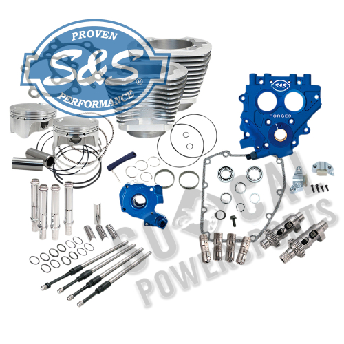 S&S Cycle - S&S Cycle Power Package - Chain Drive - Silver - 330-0662