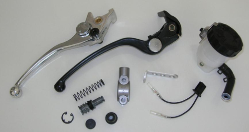 Shindy - Shindy Master Cylinder Replacement Clutch Lever - Silver - 17-66L