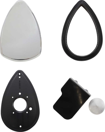 Baron Custom Accessories - Baron Custom Accessories Big Air Kit - Smooth Chrome - BA-2062-00