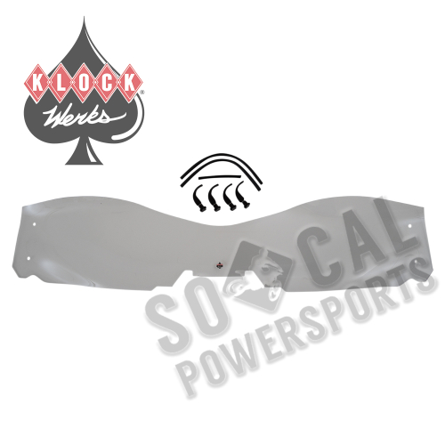 Klock Werks - Klock Werks Flare Windshield Kit - Clear - KW05-01-0567-C