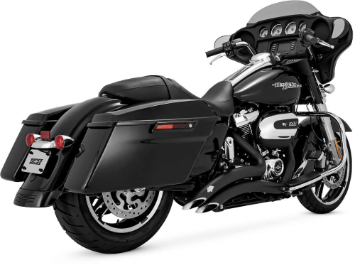 Vance & Hines - Vance & Hines Big Radius 2-Into-2 Exhaust System - Black - 46073