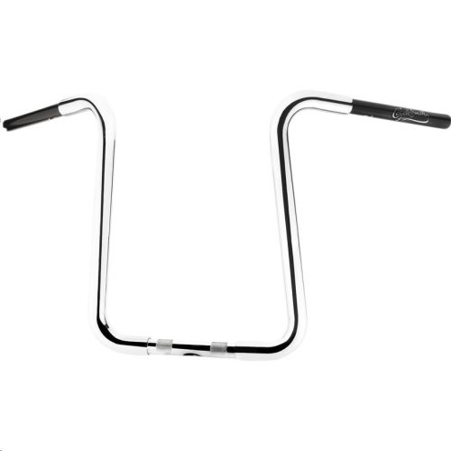 Cyclesmiths - Cyclesmiths 1-1/4in. California Lane-Splitter Ape Handlebar for 1in. Clamp Area - 16in. Rise - Chrome - 113CA16TBWH