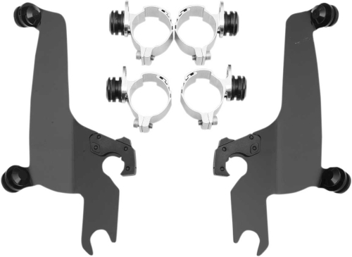 Memphis Shades - Memphis Shades Trigger-Lock Mount Kit for Sportshield Windshields - Black - MEB1944