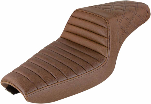 Saddlemen - Saddlemen Step-Up Seats - Brown - 4.5 Gallon Tank - 807-03-176BR
