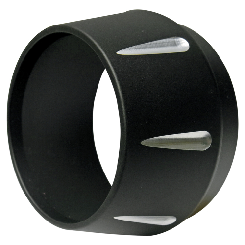 Bassani Manufacturing - Bassani Manufacturing Replacement Megaphone Style End Cap - Black - BESMR