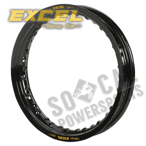 Excel - Excel Front Replacement Rim for Pro Series Wheels - 19x1.85in. - Black - GDK412N