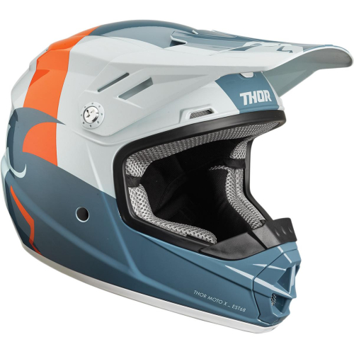 Thor - Thor Sector Shear Youth Helmet - 0111-1174 - Slate/Sky - Small