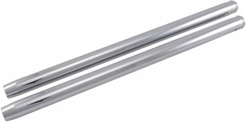 Custom Cycle - Custom Cycle 35mm Show Chrome Fork Tubes - 23.50in. - T4070