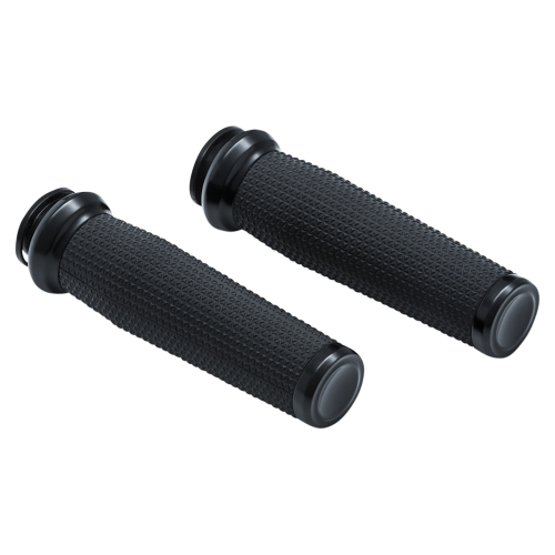 Kuryakyn - Kuryakyn Thresher Grips - Black - 5961