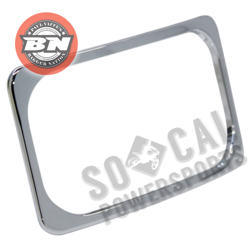 Paul Yaffe Originals - Paul Yaffe Originals Stealth 2 License Plate Frames - Chrome - SLP2