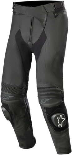 Alpinestars - Alpinestars Missile Leather V2 Pants - 3121519-10-60 - Black Airflow - 50