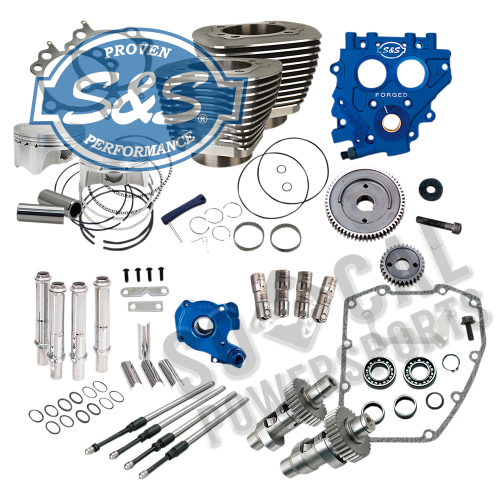 S&S Cycle - S&S Cycle Power Package - Gear Drive - Black - 330-0665