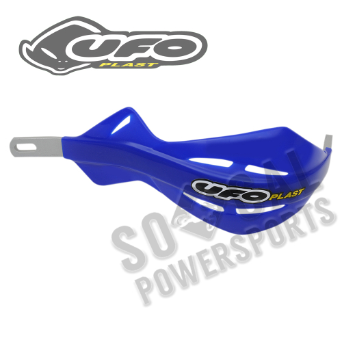UFO Plastics - UFO Plastics Handguards with Aluminum Inserts for 1 1/8in. Handlebars - Reflex Blue - PM01633-089