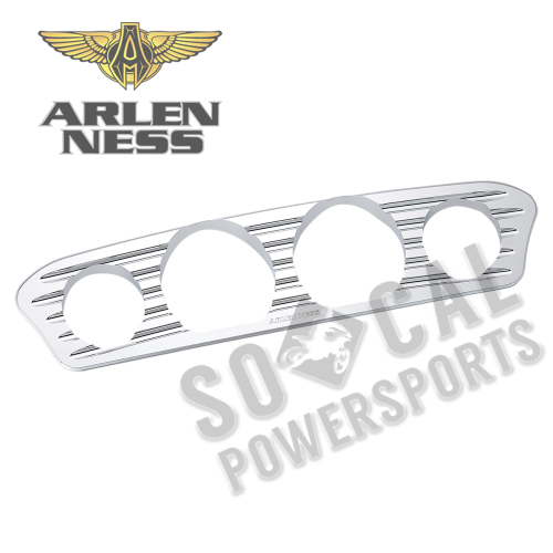 Arlen Ness - Arlen Ness Inner Fairing Gauge Trim - Deep Cut - Chrome - 30342