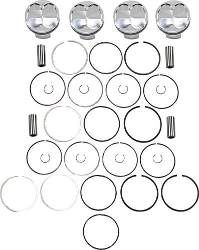 J.E. Pistons - J.E. Pistons FSR Piston Kit - 4.00mm Oversize to 85.00mm, 13.5:1 Compression - 262288