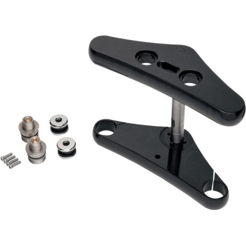 Pro-One Performance - Pro-One Performance Mulleniun Triple Tree - Smooth, 5deg. Rake - Black Anodized - 106500B