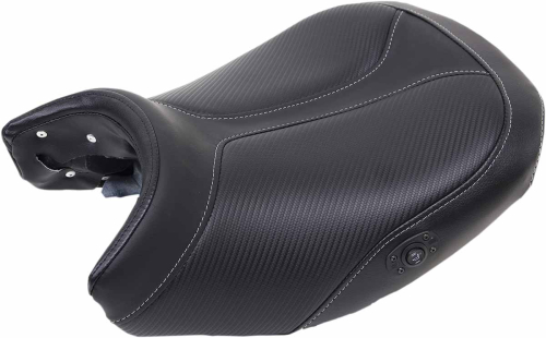 Saddlemen - Saddlemen Adventure Tour Seat - 2 Piece Seat Set - Low Profile with Lumbar Rest - 0810-BM33LRHCT