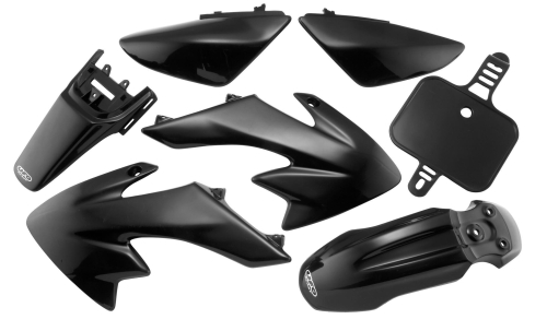UFO Plastics - UFO Plastics Complete Body Kit - Black - KTKIT503-001