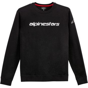Alpinestars - Alpinestars Linear Crew Fleece - 12125132410202X - Black/White - 2XL