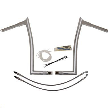 Fat Baggers, Inc. - Fat Baggers, Inc. 1-1/4in. EZ Install Handlebar Kit with Pointed Top Handlebars - Chrome - 909316