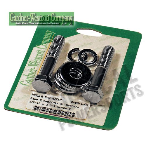 Gardner-Westcott - Gardner-Westcott Chrome Riser Mounting Bolt Set - C-80-120H