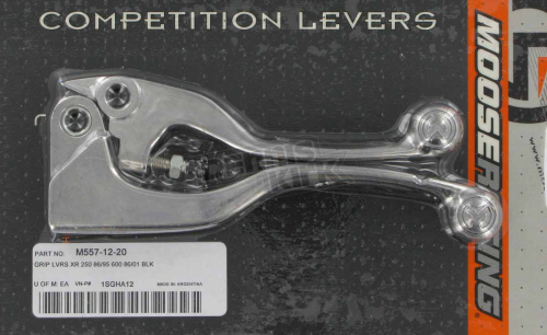 Moose Racing - Moose Racing Competition Lever Set - Black - 1SGHA12